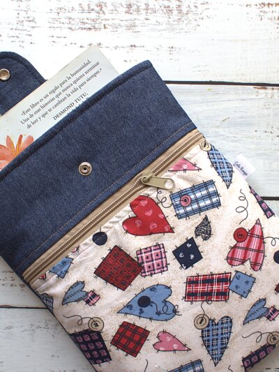 Funda Libro – Love patchwork