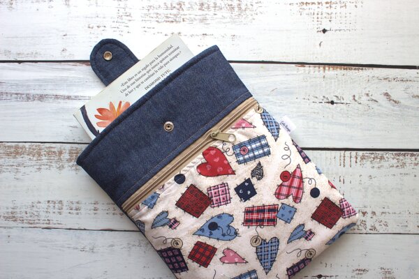 Funda Libro - Love patchwork