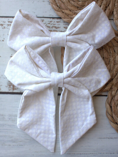 Lazos – Blanco textura cuadros