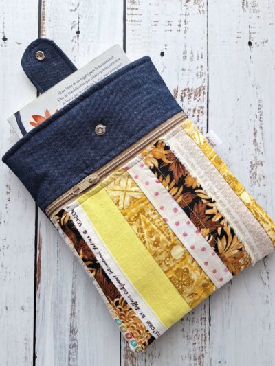 Funda Libro – Amarillo Retazos